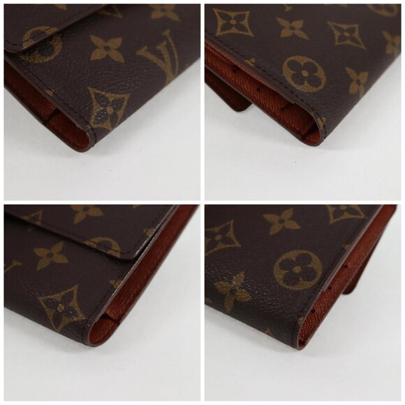 LOUIS VUITTON Monogram Porte Tresol International Wallet LV Auth - Picture 16 of 16